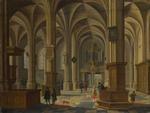 欧洲12-19世纪油画一_BASSEN, Bartholomeus van - Interior of the Cunerakerk, Rhenen
